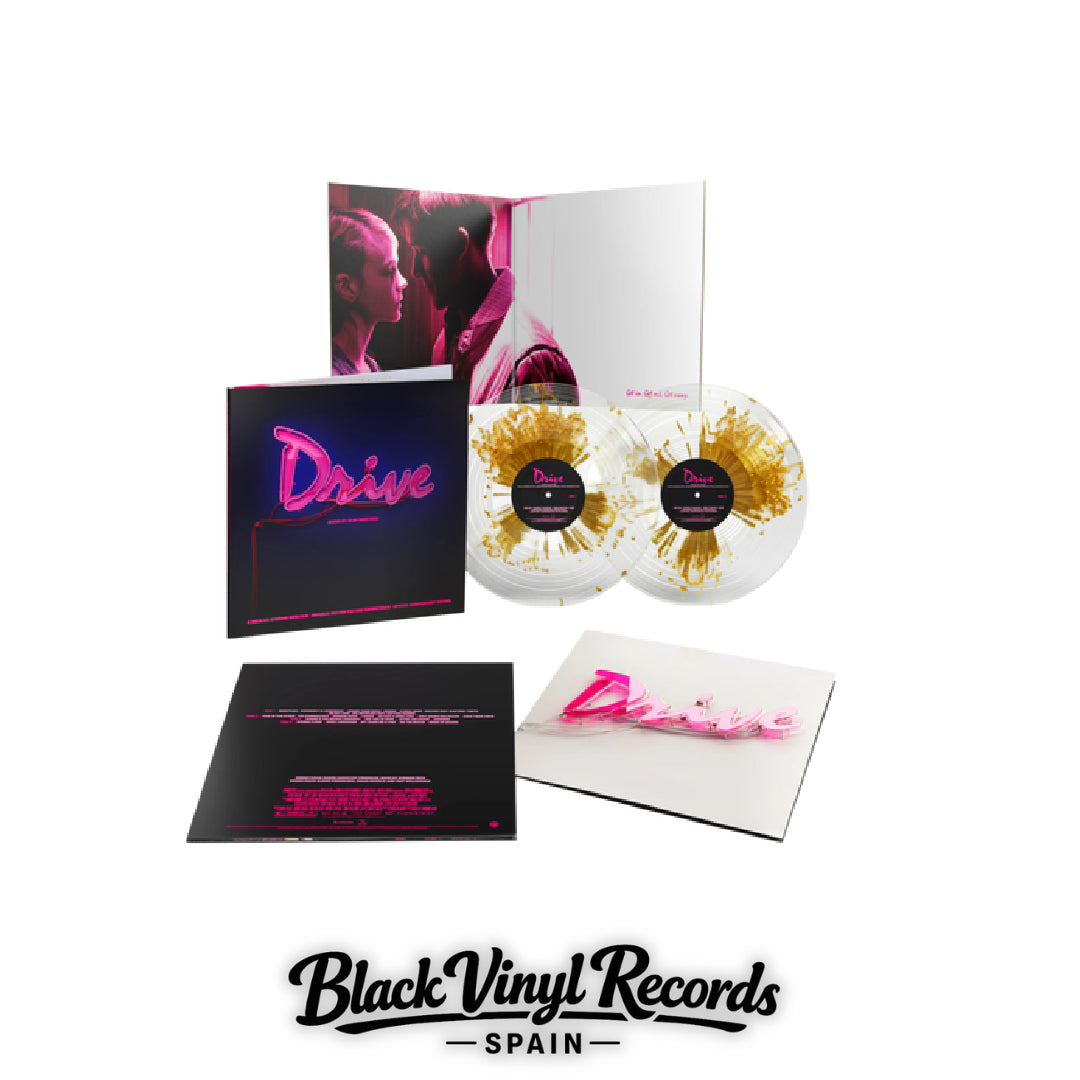 Cliff Martinez - Drive 5 (Soundtrack) (Driver's Jacket Gold Splatter/Clear Vinyl) 2LP 15th Anniversary