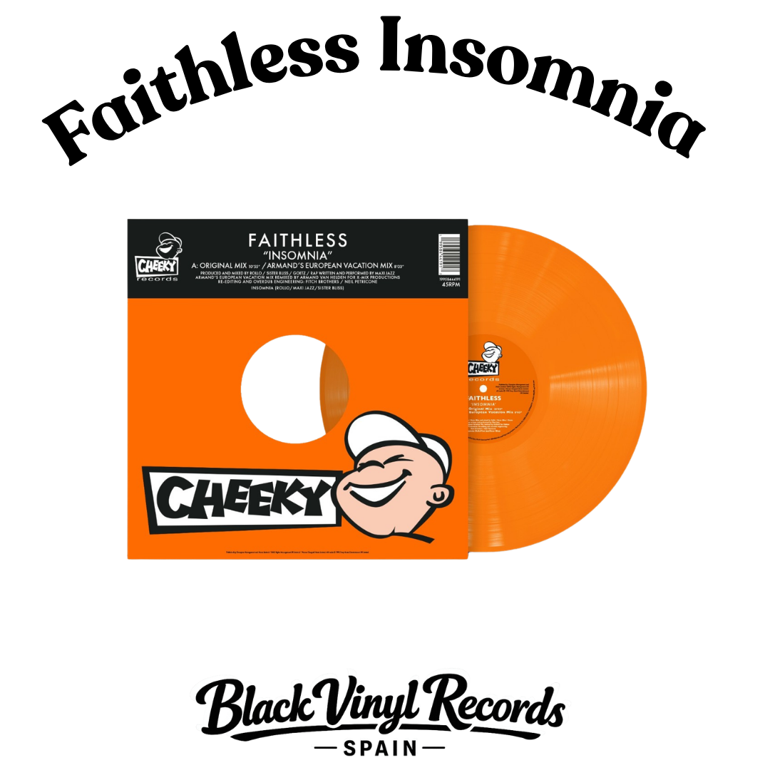 Faithless - Insomnia (30th Anniversary Orange Vinyl) 12"