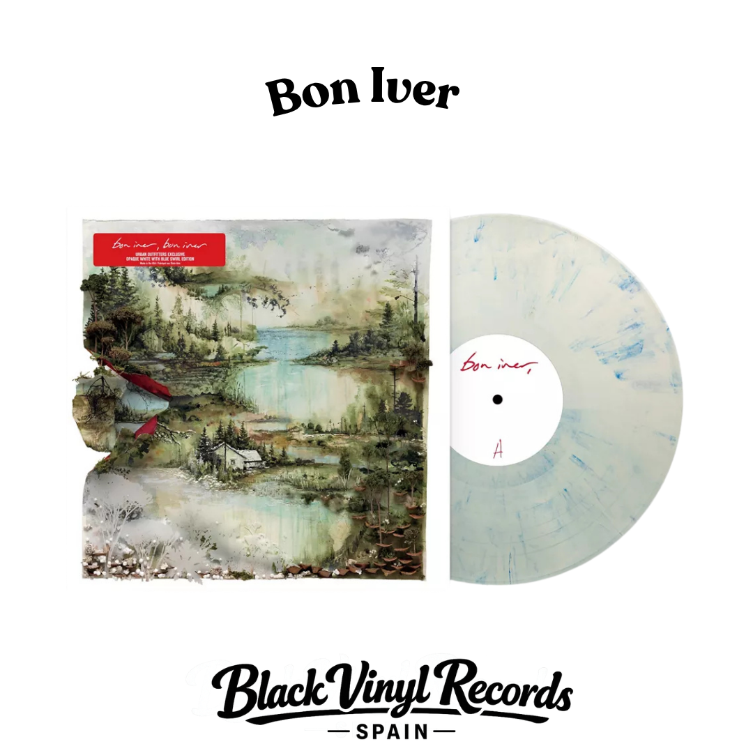 Bon Iver - Bon Iver, Bon Iver (UO Exclusive White & Blue Swirl LP)