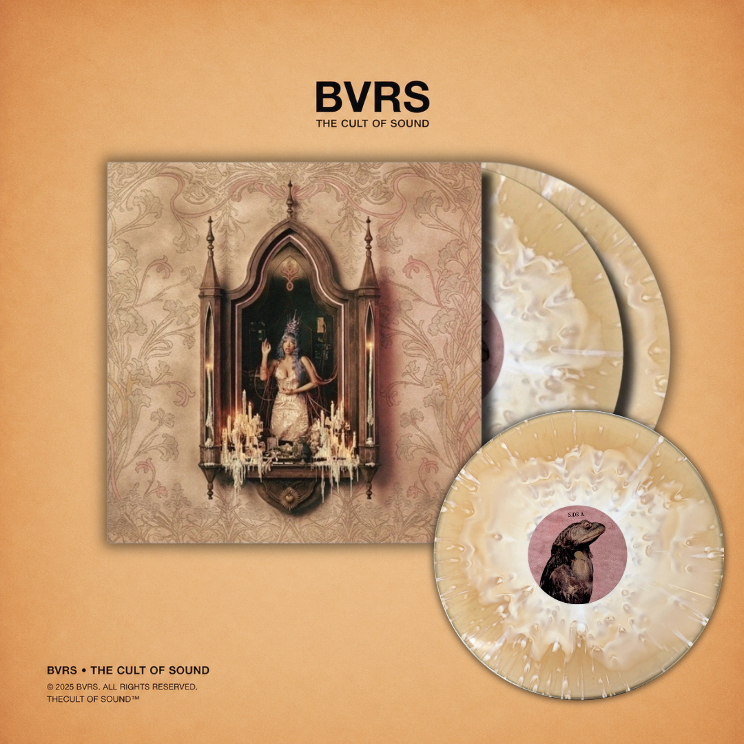 Melanie Martinez  ‎– Hades Limited Edition, Numbered, White In Ochre With White Splatter - Black Vinyl Records Spain