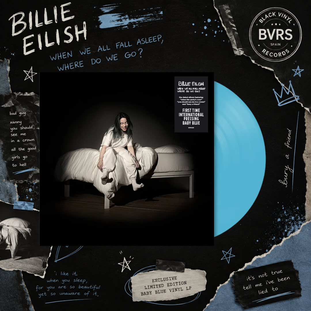 Billie Eilish – When We All Fall Asleep, Where Do We Go? (Exclusive Limited Edition Baby Blue Vinyl LP)