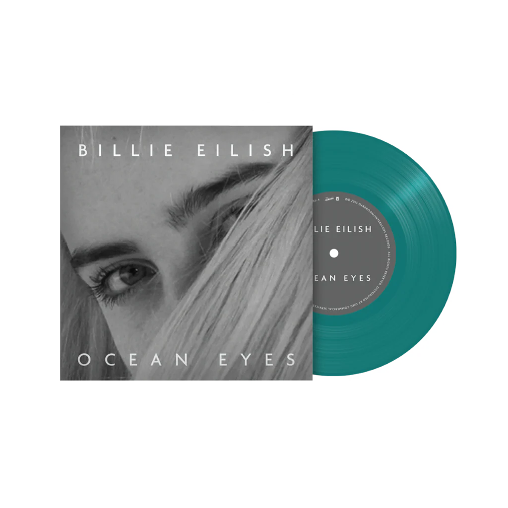 Billie Eilish - OCEAN EYES 7” import - Black Vinyl Records Spain