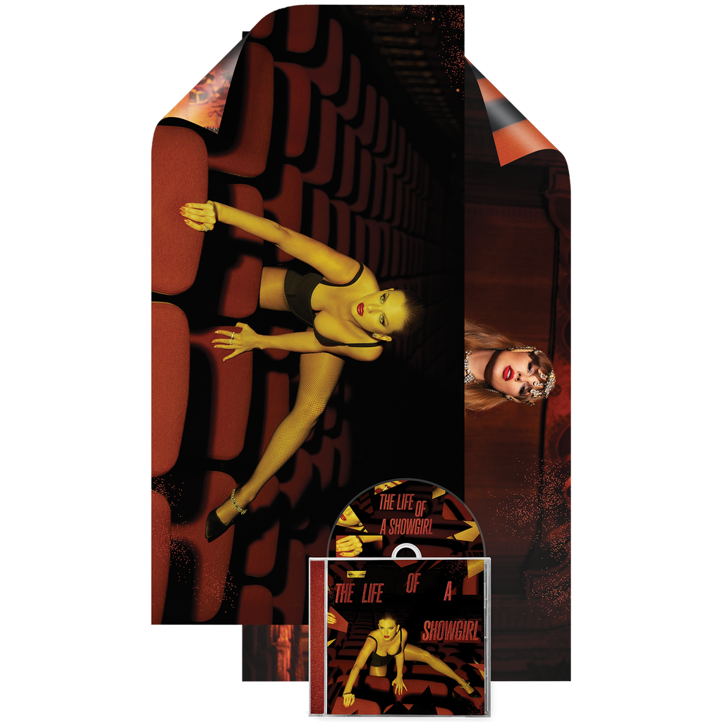 Taylor Swift - THE LIFE OF A SHOWGIRL CD It's Frightening Edition + Poster import