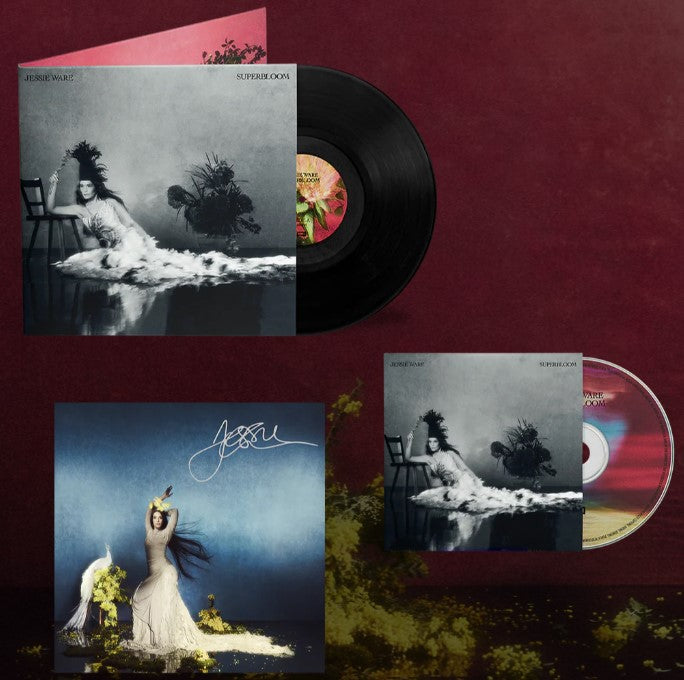 JESSIE WARE - SUPERBLOOM PACK FIRMADO LP ALT+CD ALT UK