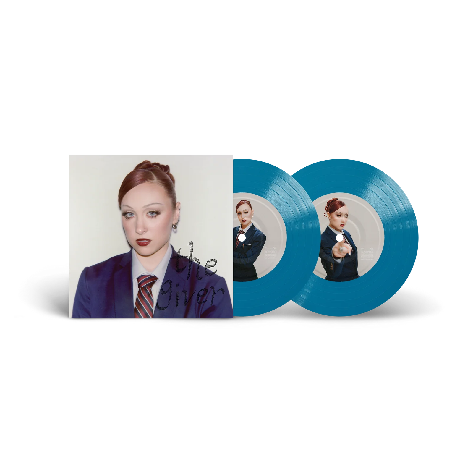Chappell Roan - The Giver 7" (Aqua Disc) Alt Cover "The Lawyer" import - Black Vinyl Records Spain