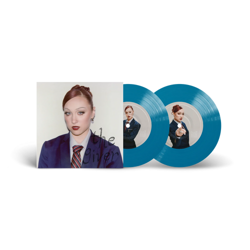 Chappell Roan - The Giver 7" (Aqua Disc) Alt Cover "The Lawyer" import - Black Vinyl Records Spain
