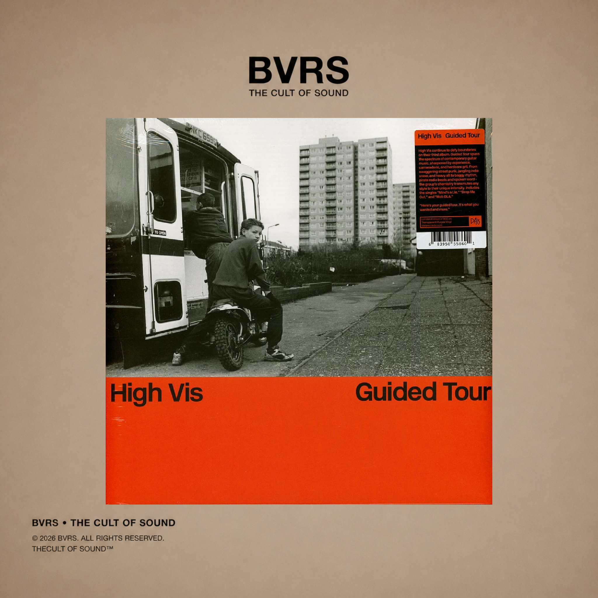 High Vis – Guided Tour (Limited Indie Edition Transparent Purple Vinyl LP)