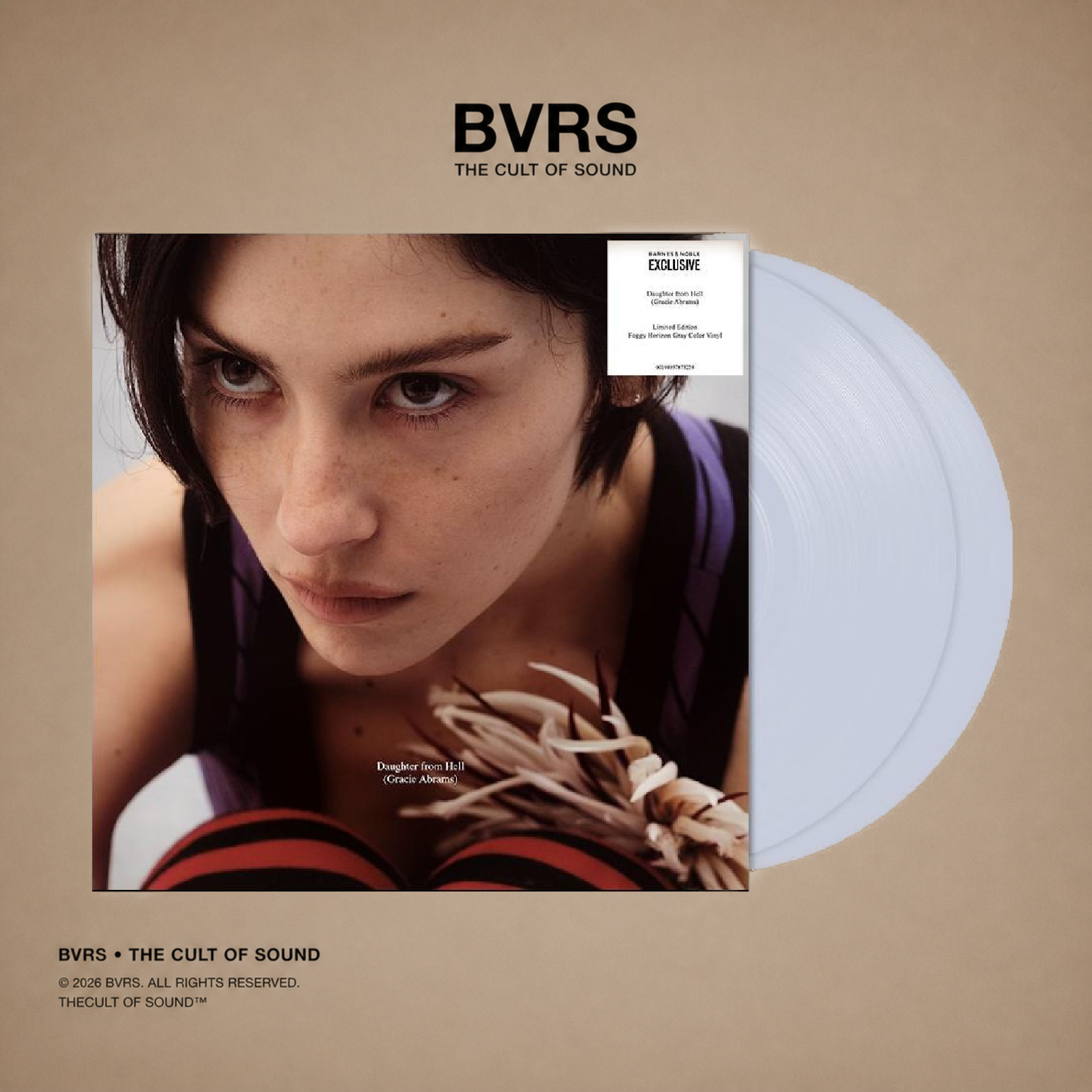 Gracie Abrams - Daughter From Hell (Foggy Horizon Gray 2LP, B&N Exclusive)