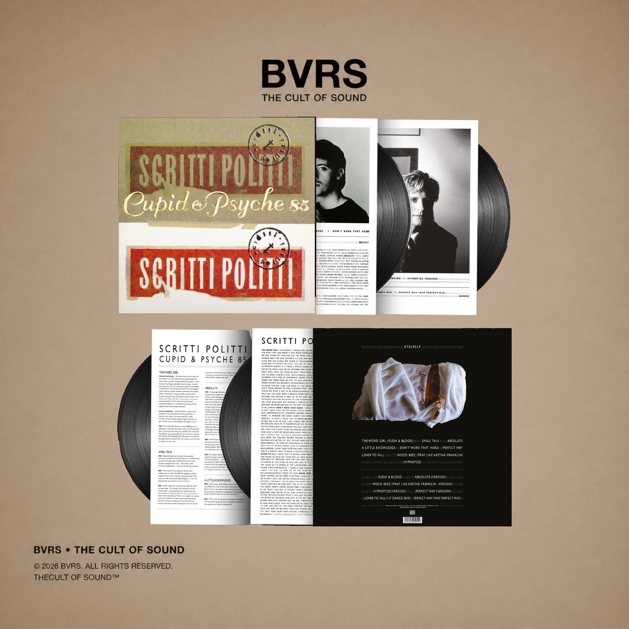 Scritti Politti Cupid & Psyche 85 (Anniversary Edition) (remastered) 2 LPs