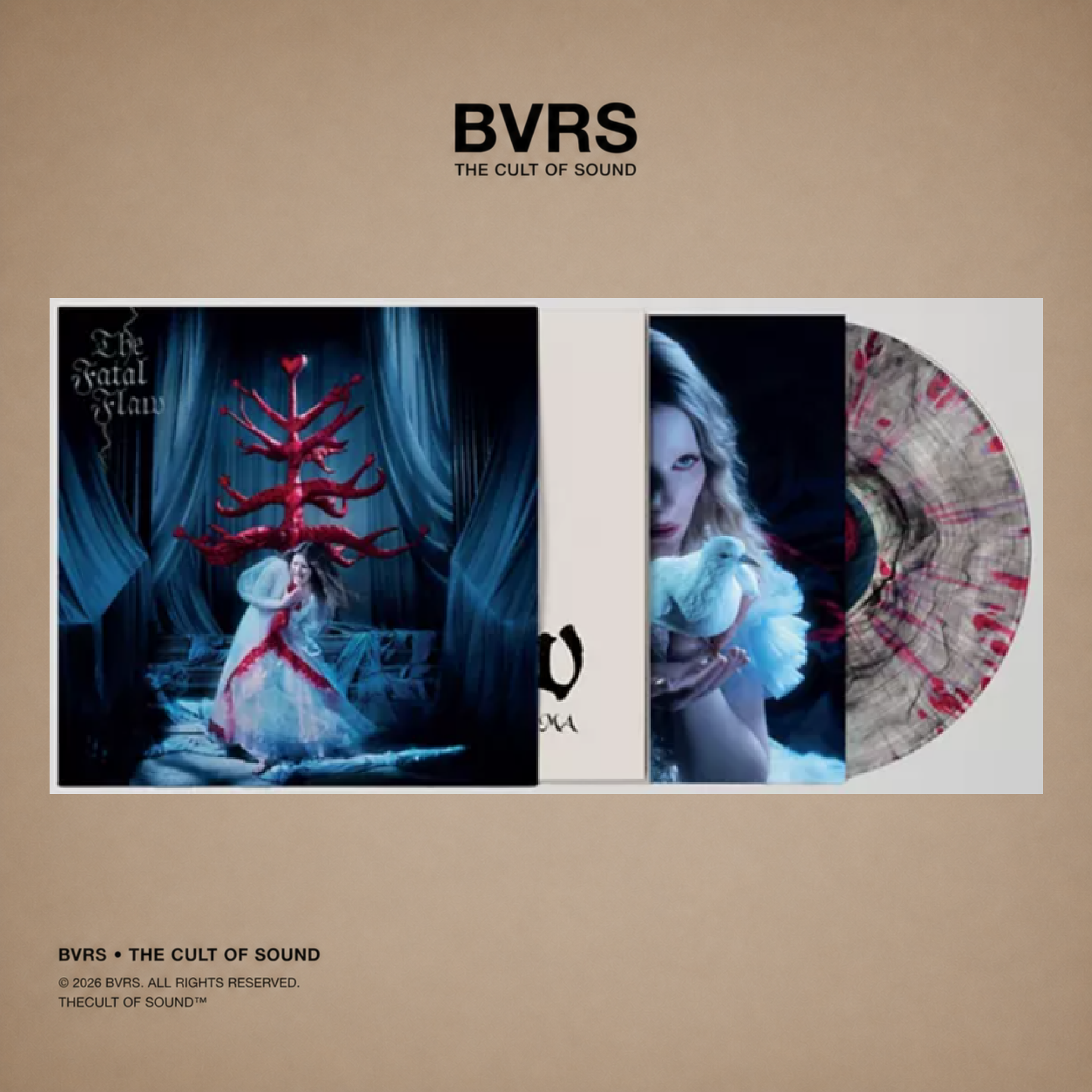 Paris Paloma - The Fatal Flaw (UO Exclusive Clear w/ Black Smoke & Blood Red Splatter Vinyl) LP
