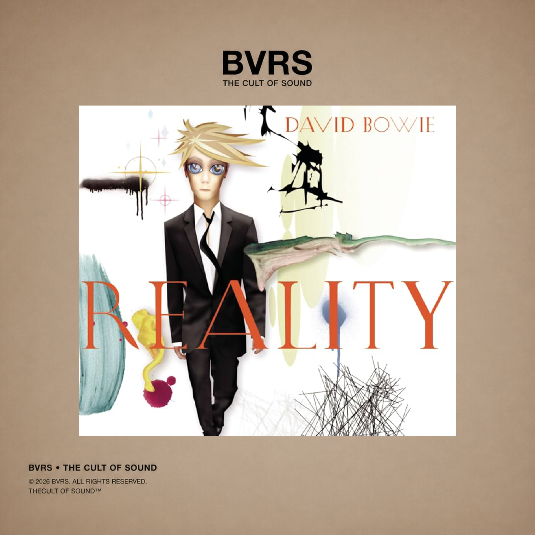 David Bowie Reality (2025 Remaster) LP - Black Vinyl Records Spain