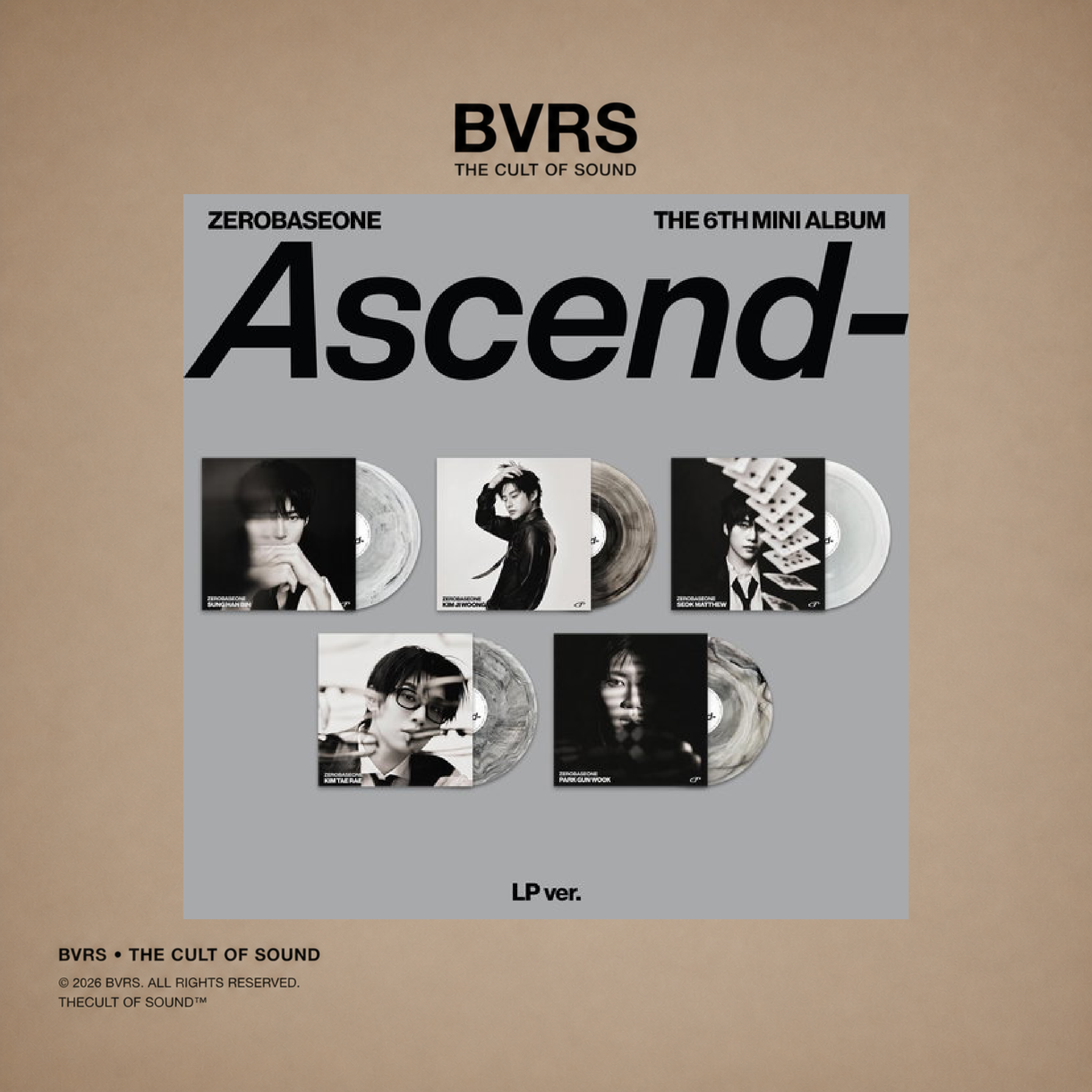ZEROBASEONE - Ascend (Kim Ji Woong Limited Coloured Vinyl) LP
