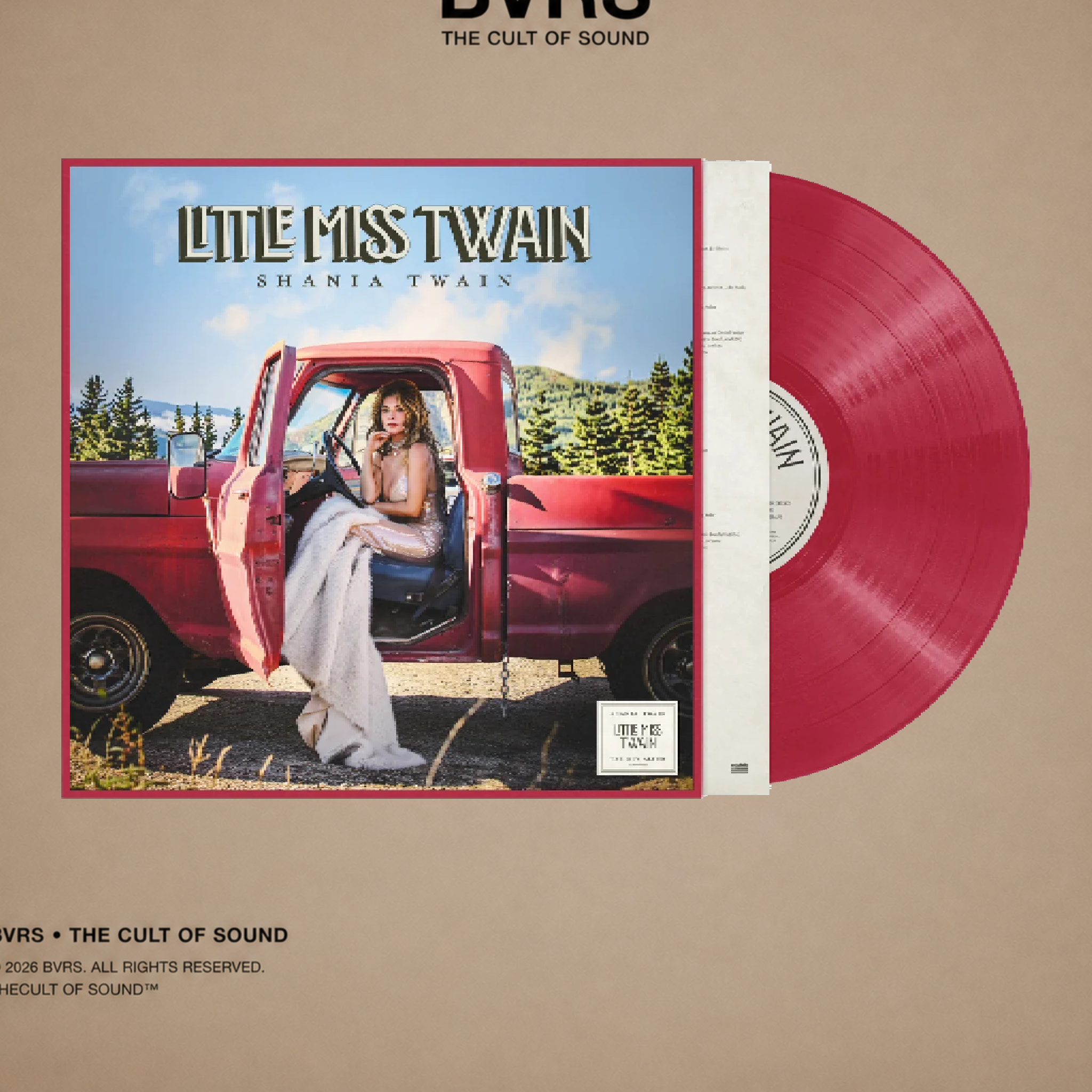 Shania Twain Little Miss Twain (Red Vinyl)