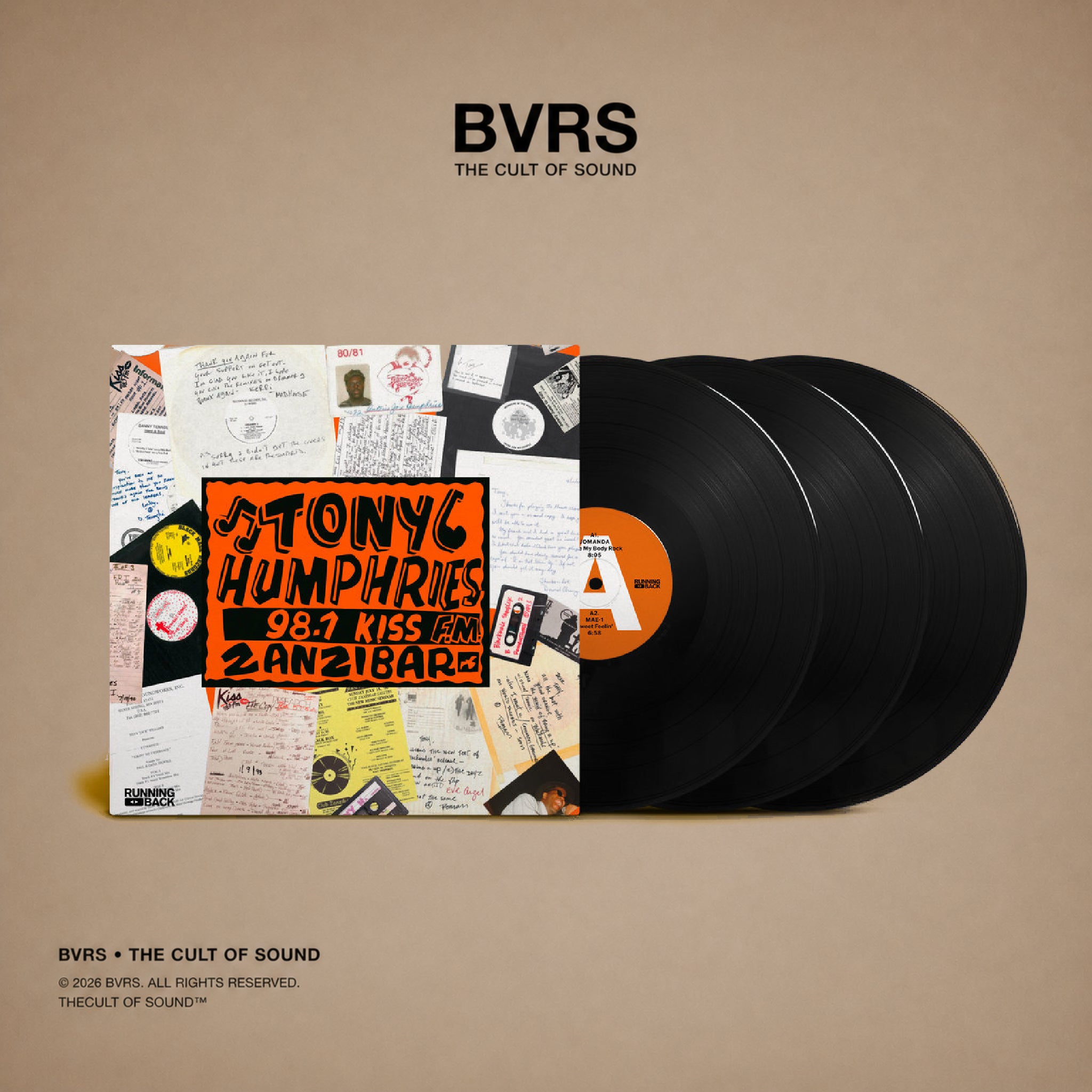 Tony Humphries: Running Back Mastermix: Kiss Fm Zanzibar Years Vinyl Part Two (3LP)