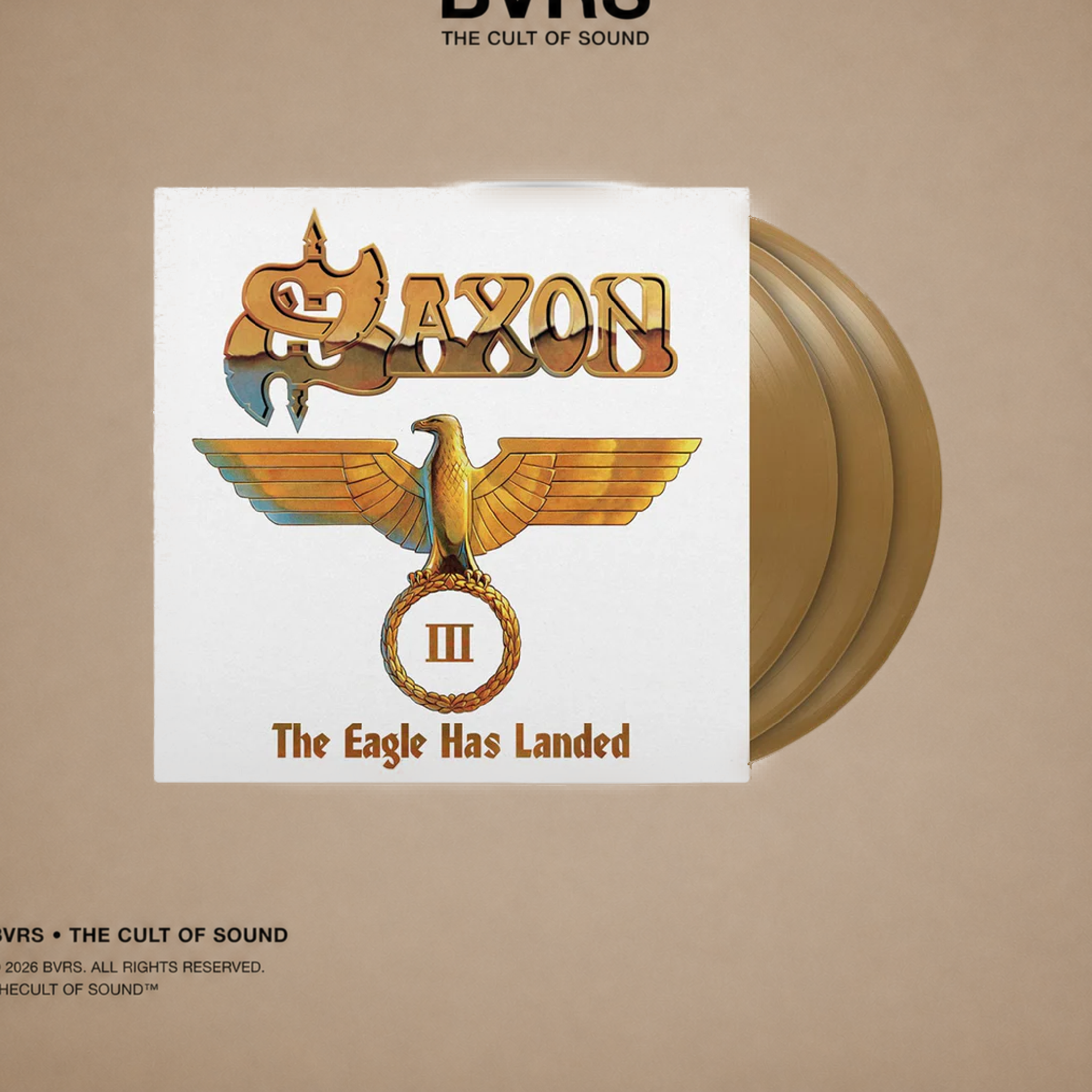 Saxon The Eagle Has Landed III (180g) (Limited Numbered Edition) (Gold Vinyl) 3 LPs