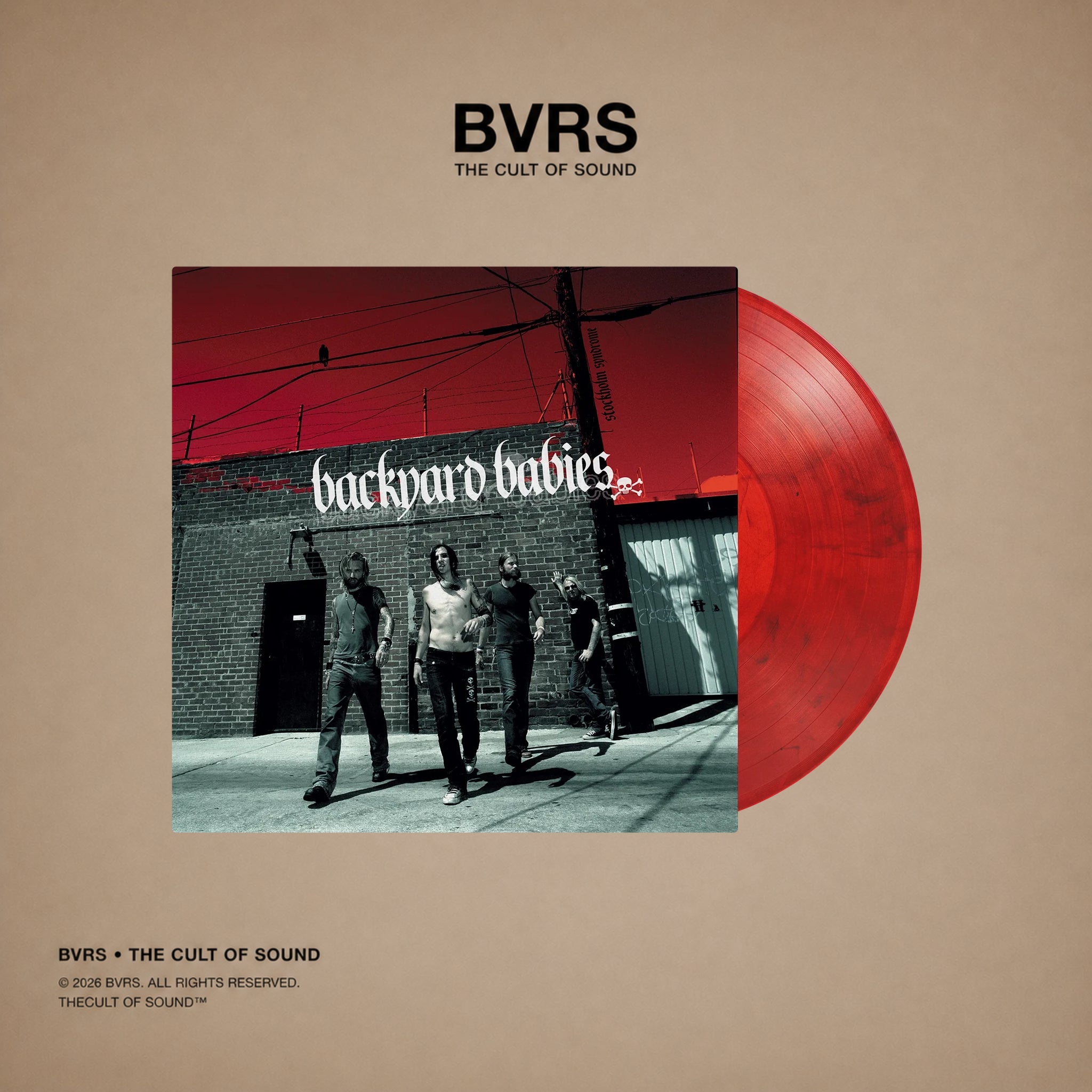 Backyard Babies - Stockholm Syndrome (180g) (Limited Numbered Edition) (Red/Black Marbled Vinyl) LP