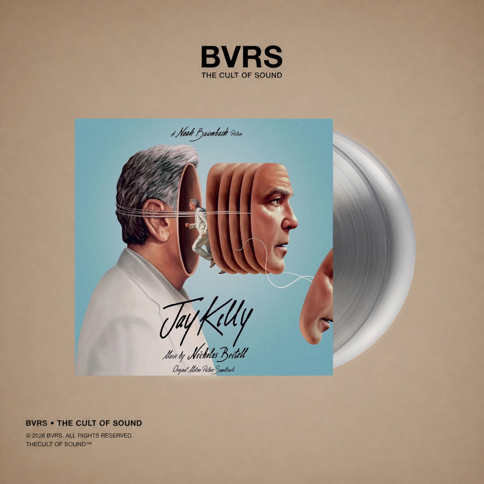 Nicholas Britell - Jay Kelly (180g) (Limited Edition) (Transparent Vinyl) 2LP