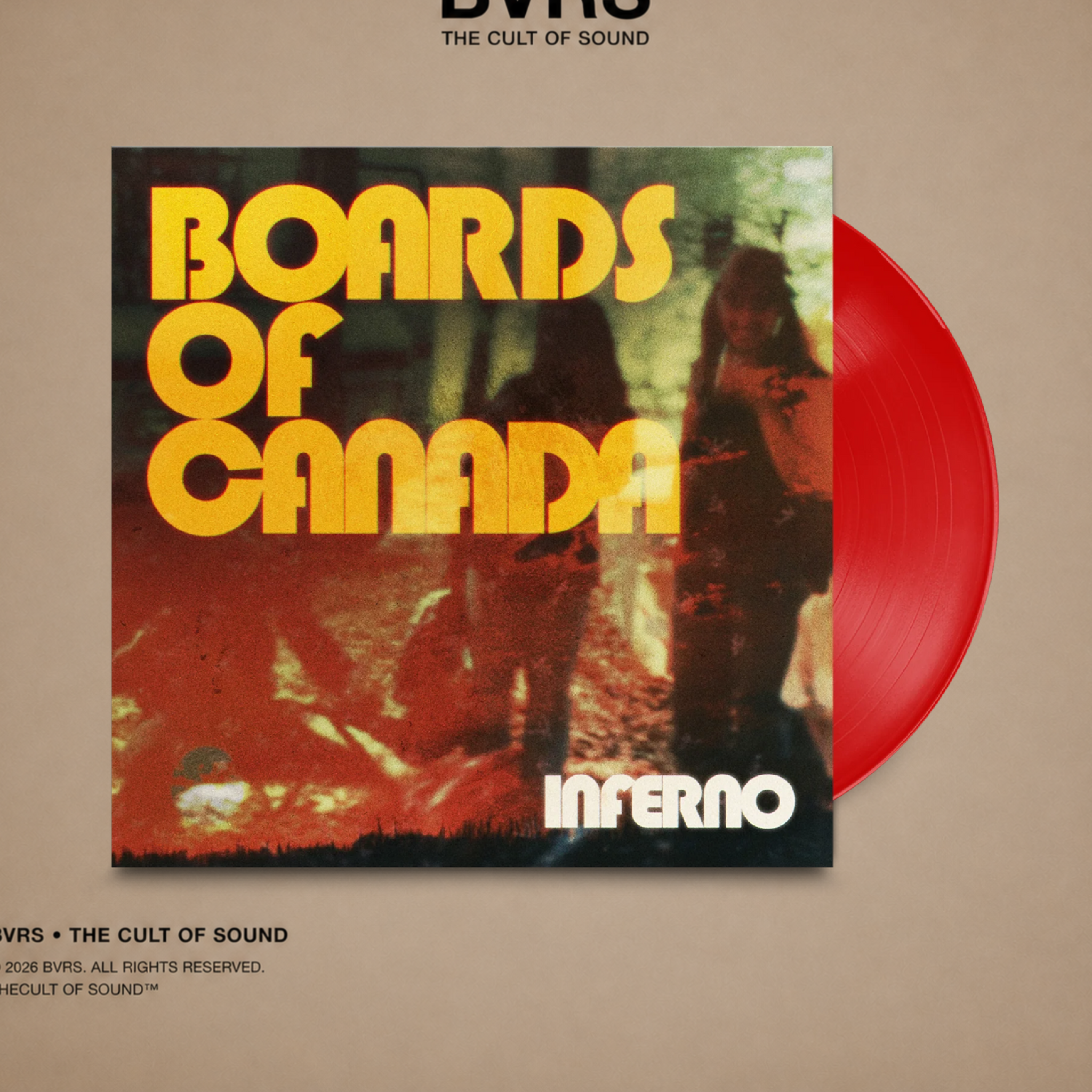 Boards of Canada - Inferno (Limited Edition, Indie Exclusive, Triple Gatefold Outer Sleeve, Deluxe Edition, Transparent Red Colored Vinyl) (2 Lp's) IMPORT