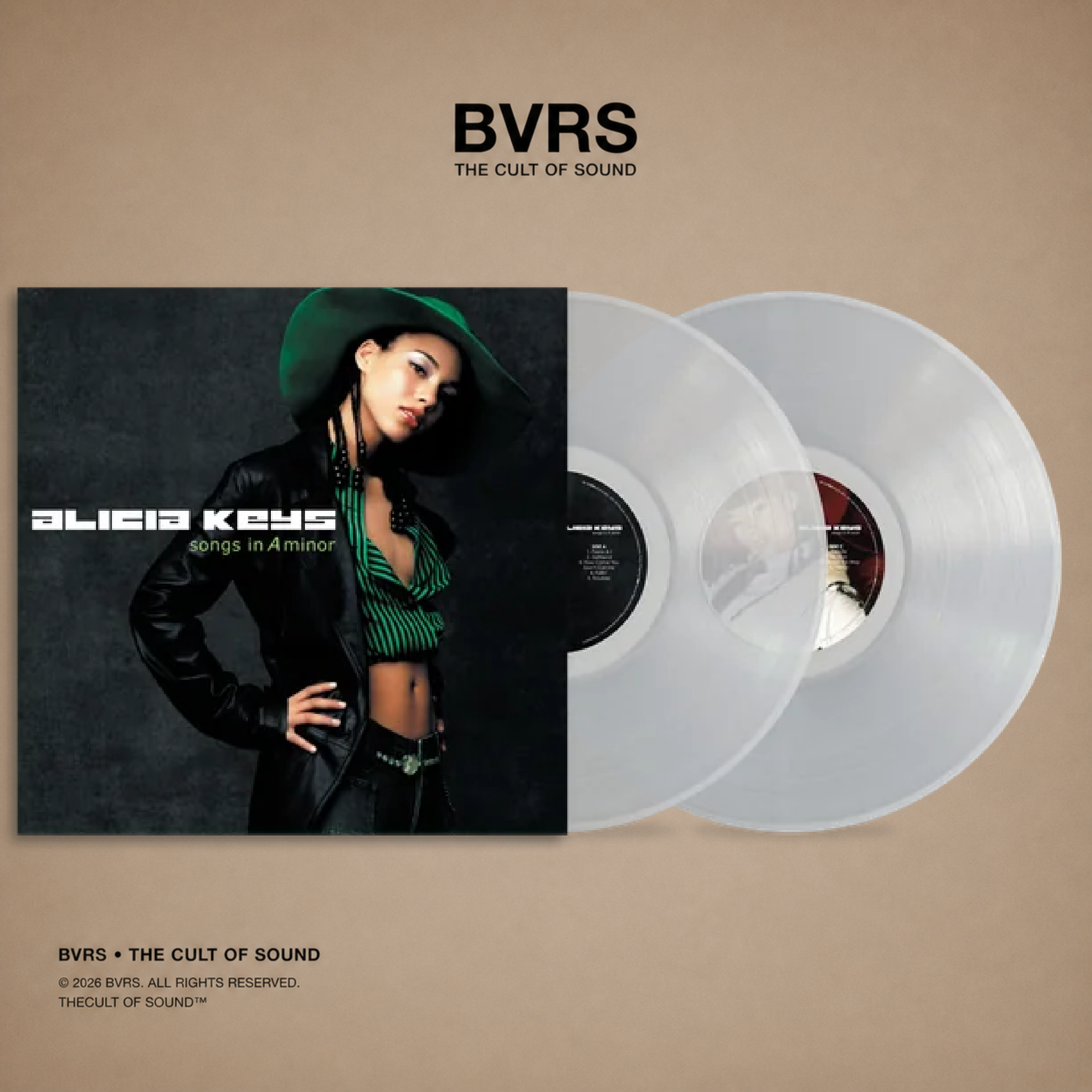 Alicia Keys – Songs In A Minor (25th Anniversary Crystal Clear 2LP) USA