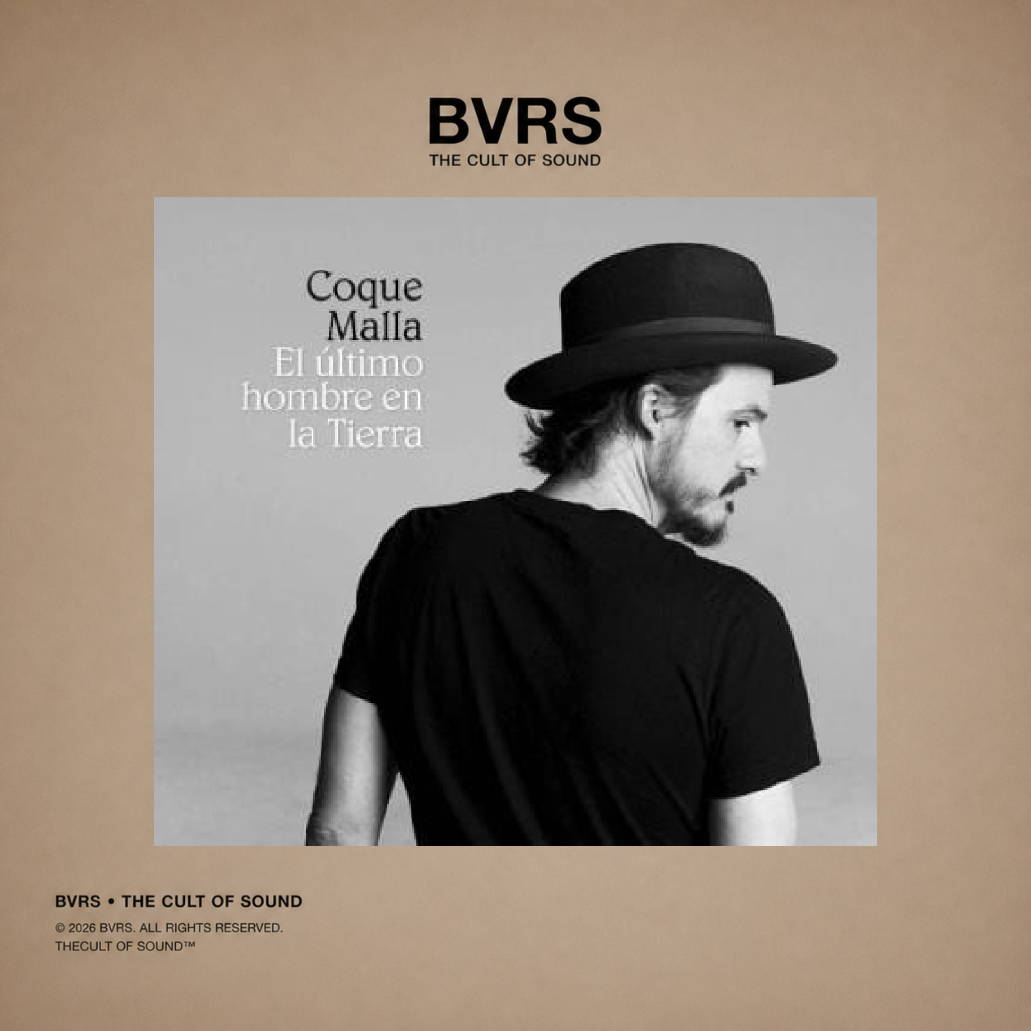 Coque Malla - El Último Hombre (10 Aniversario Remaster, Edición Splatter) LP - Black Vinyl Records Spain