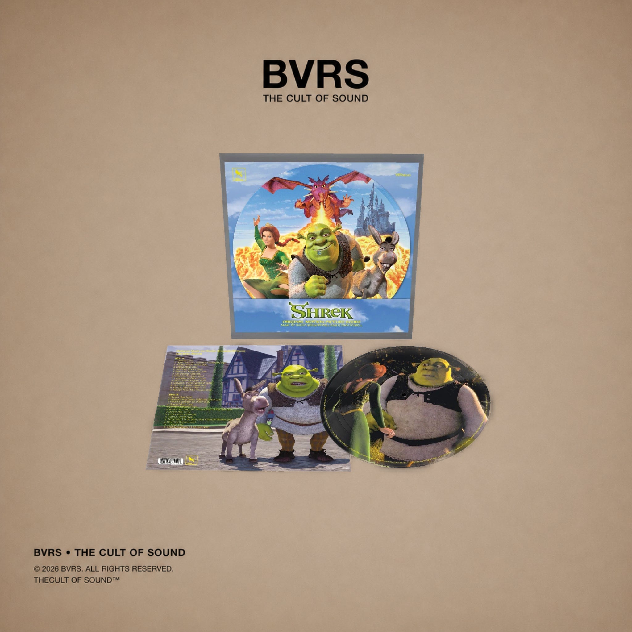 Shrek (Score) (25th Anniversary) (Limited Edition) (Picture Disc) LP