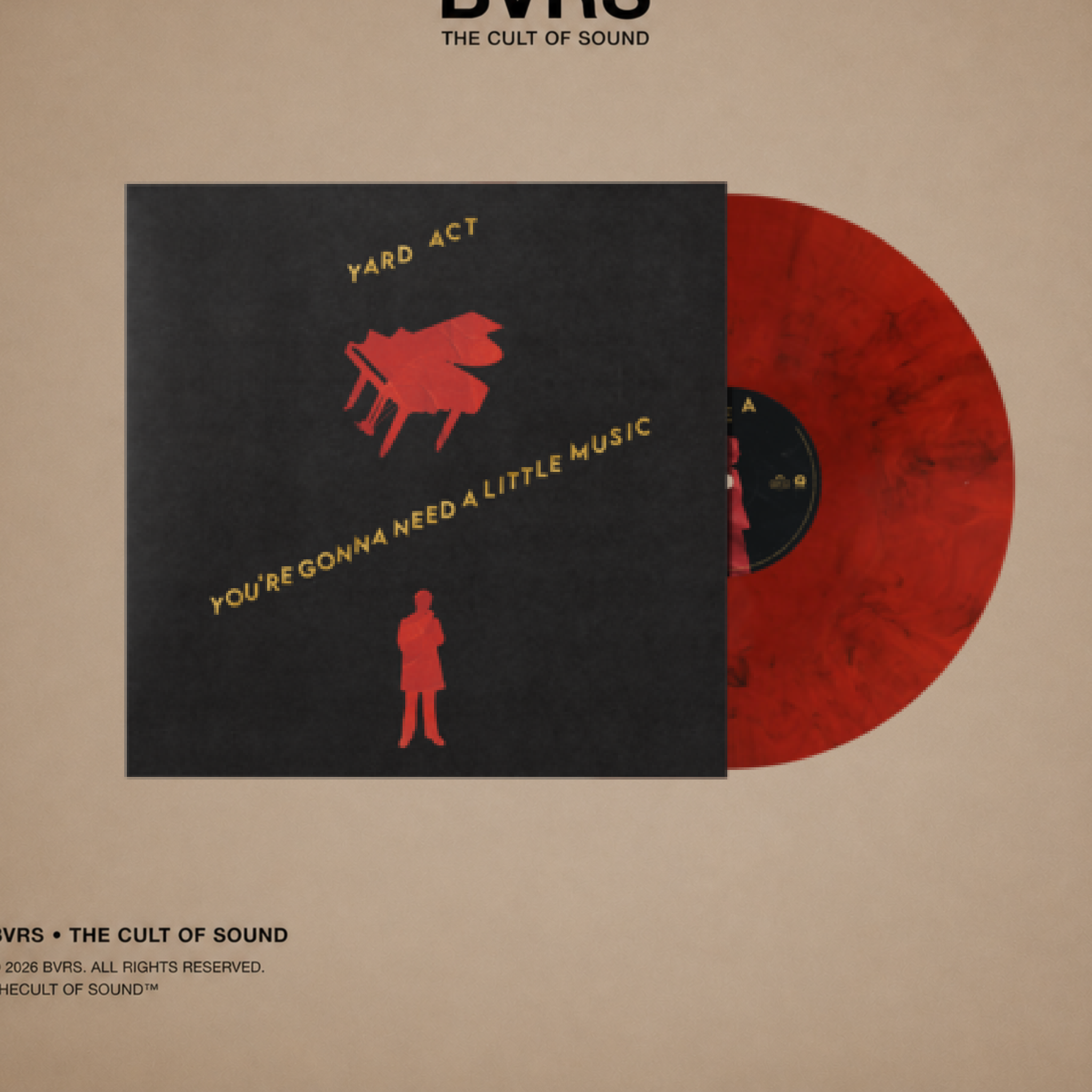 Yard Act - You're Gonna Need a Little Music (Indie Exclusive Red & Black Marbled Vinyl) LP