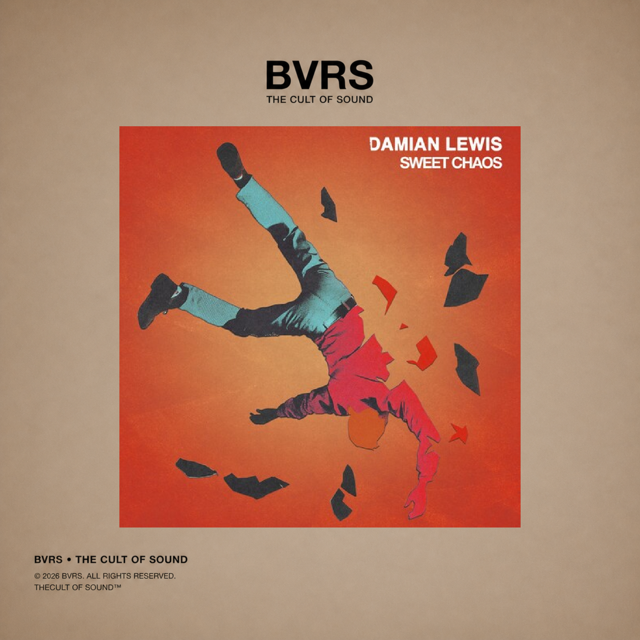 Damian Lewis - Sweet Chaos (Indie Exclusive) LP - Black Vinyl Records Spain