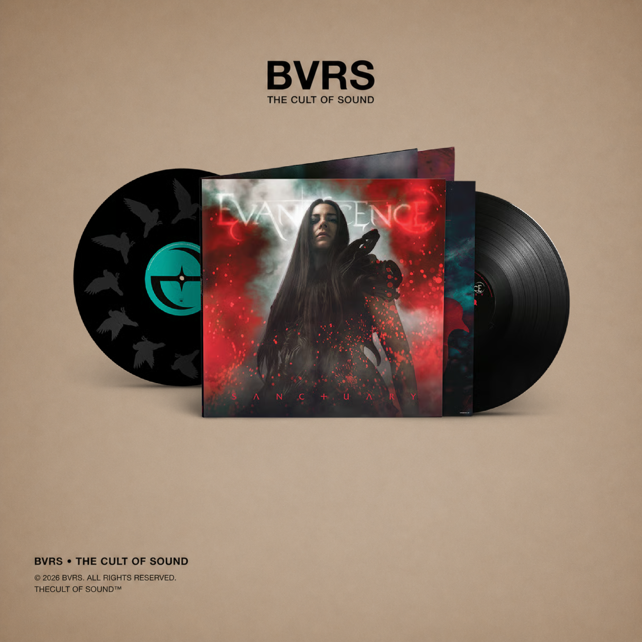 Evanescence - Sanctuary (Black Vinyl) 2LP - Black Vinyl Records Spain