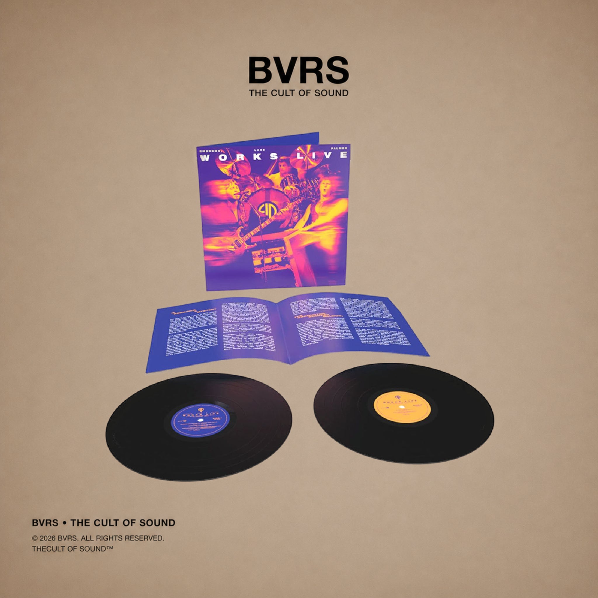 Emerson, Lake & Palmer: Works Live (140g) (2LP)