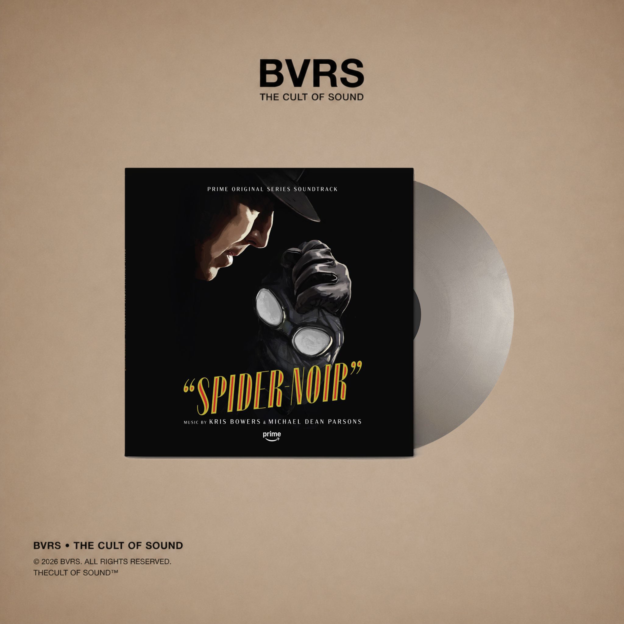 Kris Bowers & Michael Dean Parsons: Spider-Noir (Prime Original Series Soundtrack) (Opaque Silver Vinyl) (2LP)