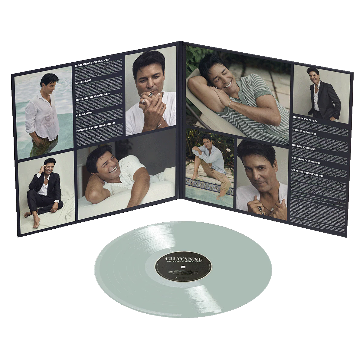 Chayanne - Bailemos Otra Vez Vinyl LP (Coke Bottle Clear) USA - Black Vinyl Records Spain