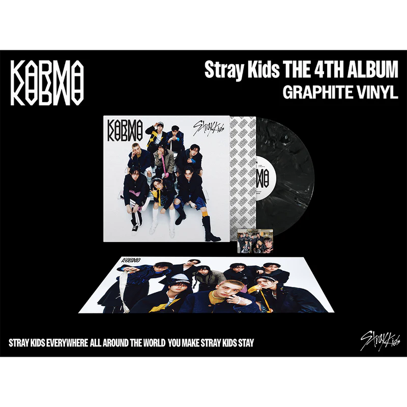 Stray Kids - KARMA (GRAPHITE VINYL) USA IMPORT