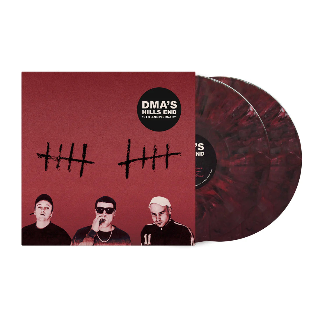 DMA's - Hills End (10th Anniversary Edition) Red black & White Marble  IMPORT