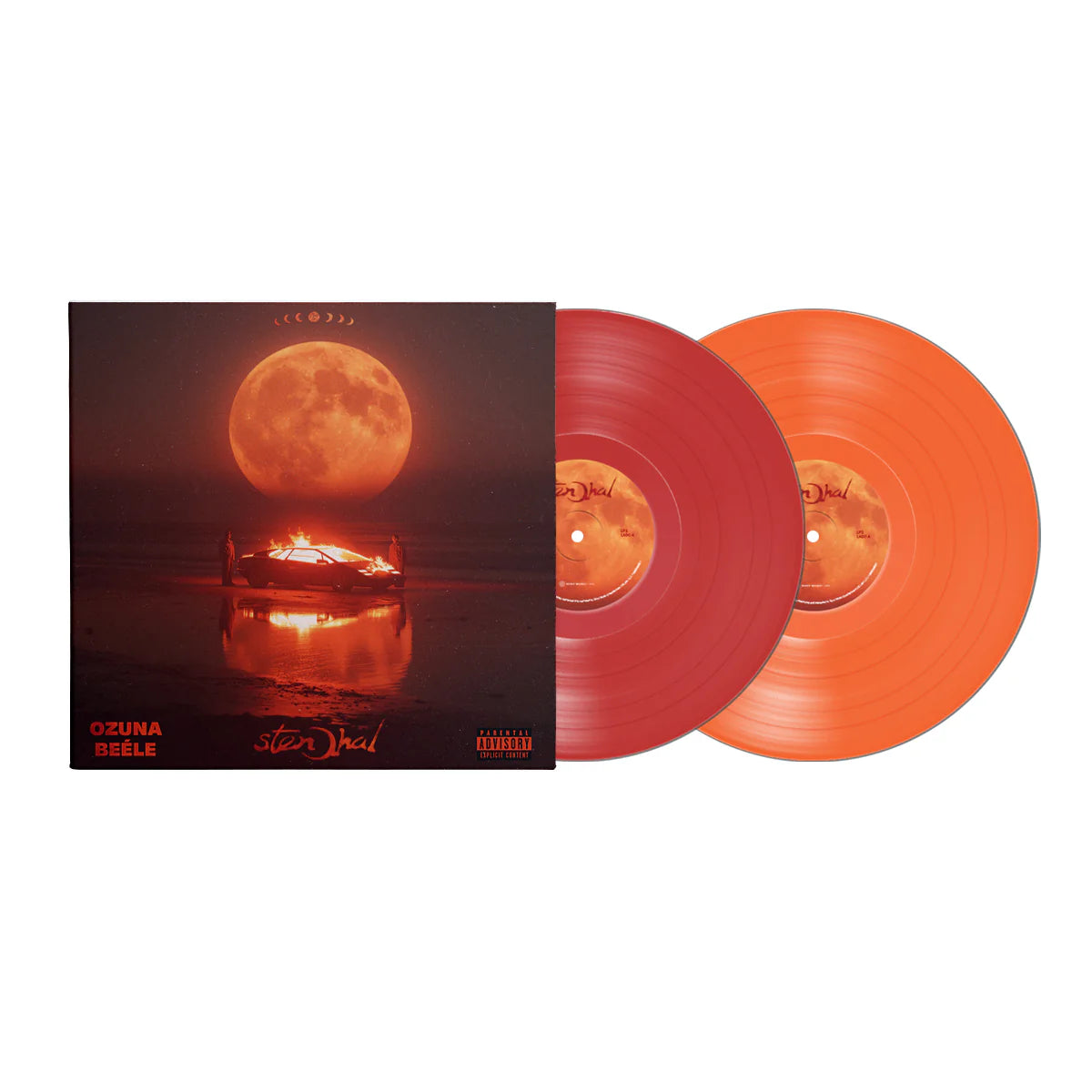 Ozuna & Beele - Stendhal [Orange Crush & Apple Red Colored Vinyl] [2LP] - Black Vinyl Records Spain