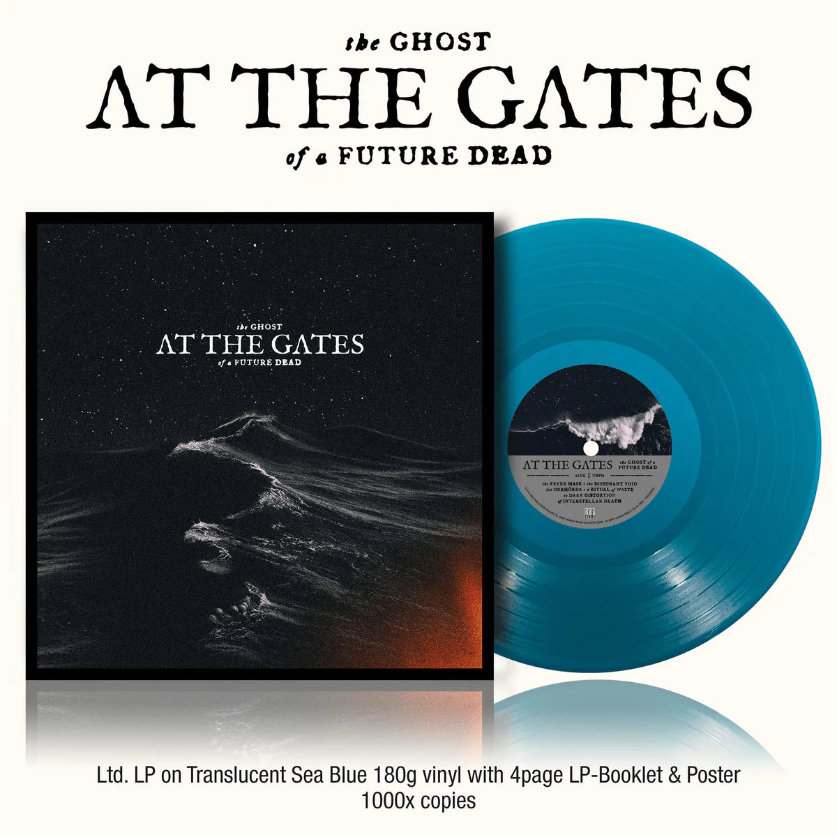 At The Gates - The Ghost Of A Future Dead [Transparent Sea Blue Vinyl] - Black Vinyl Records Spain