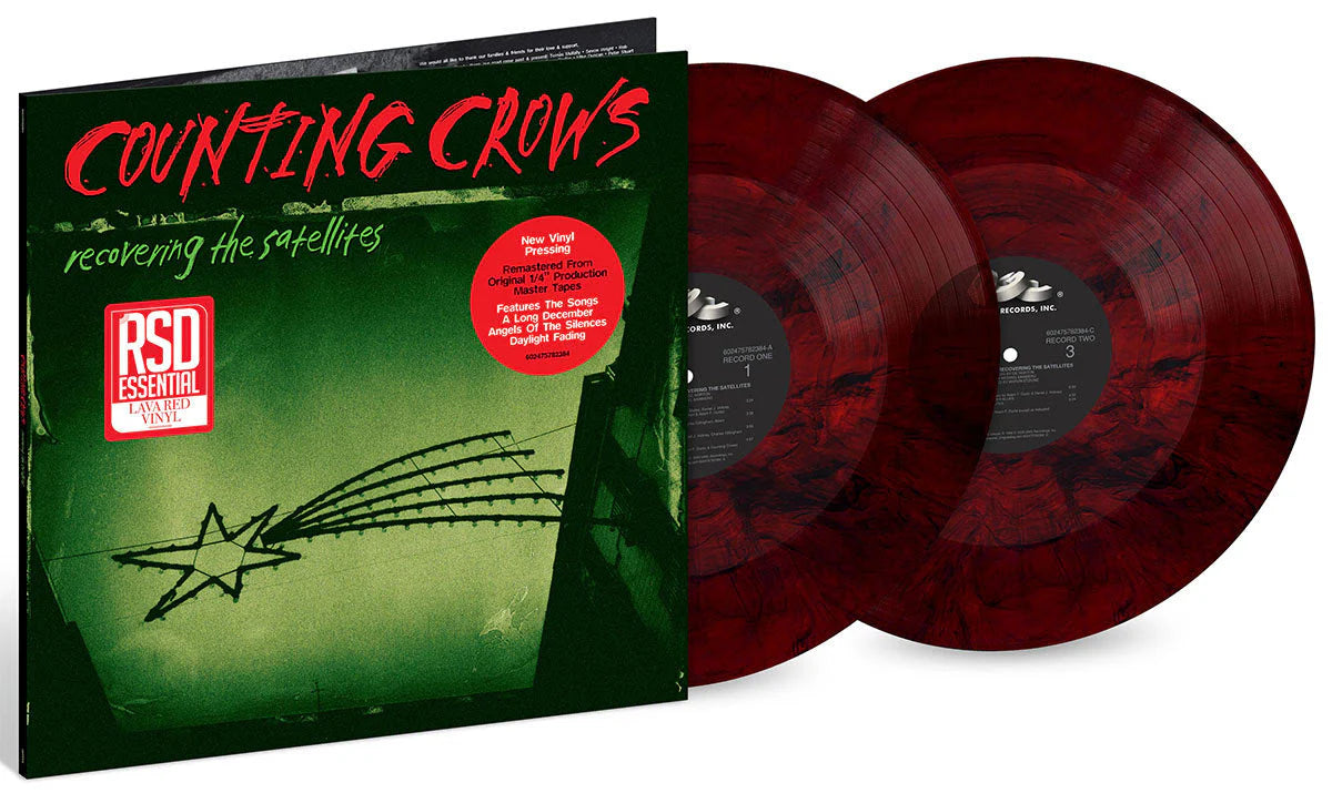 Counting Crows - Recovering The Satellites Vinilo Rojo Lava Indie Exclusive 2LP USA Import