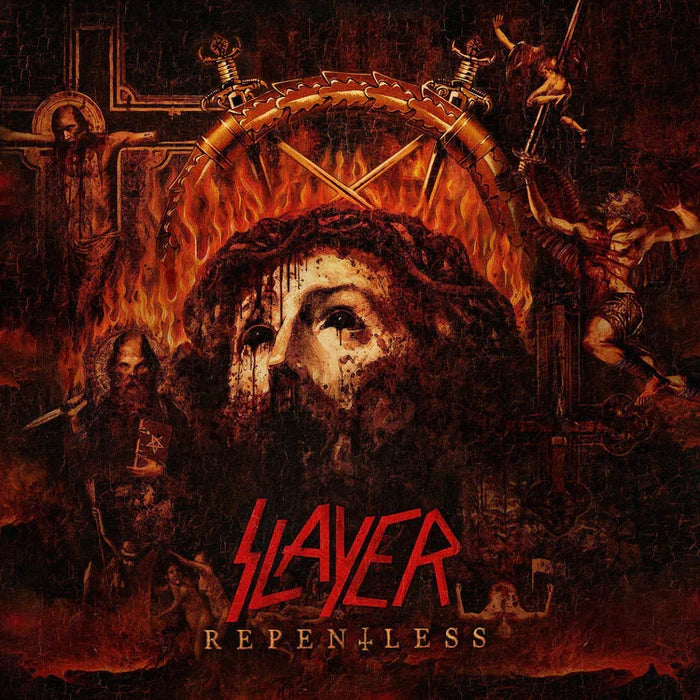 Slayer – Repentless (Indie Exclusive) [Clear Silver Red Splatter] USA