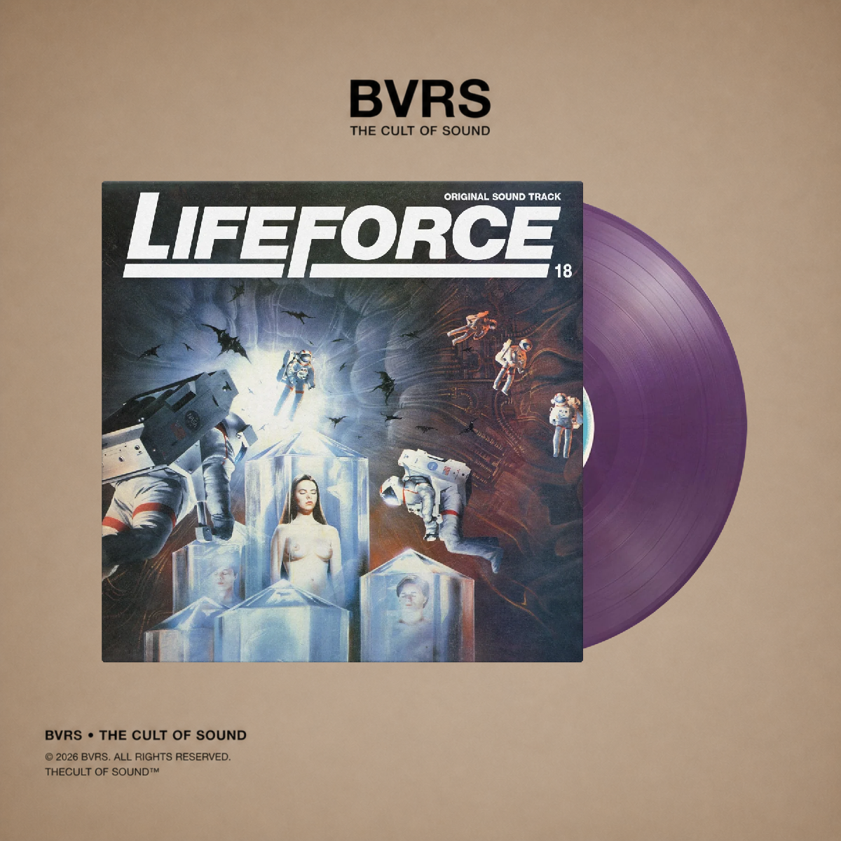 Henry Mancini – Lifeforce OST (Limited Numbered Edition Purple Marble Vinyl LP 180g)