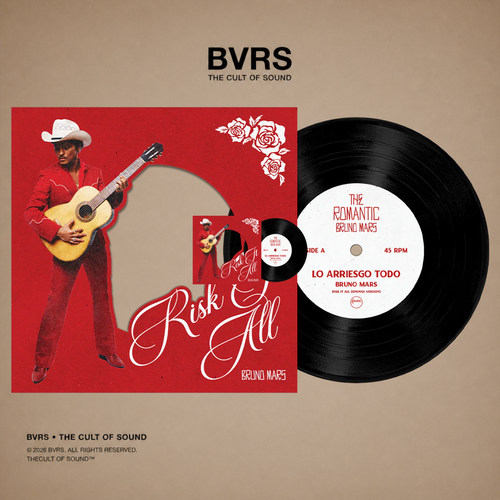 Bruno Mars – Risk It All / Lo Arriesgo Todo (7" Vinyl) UK - Black Vinyl Records Spain