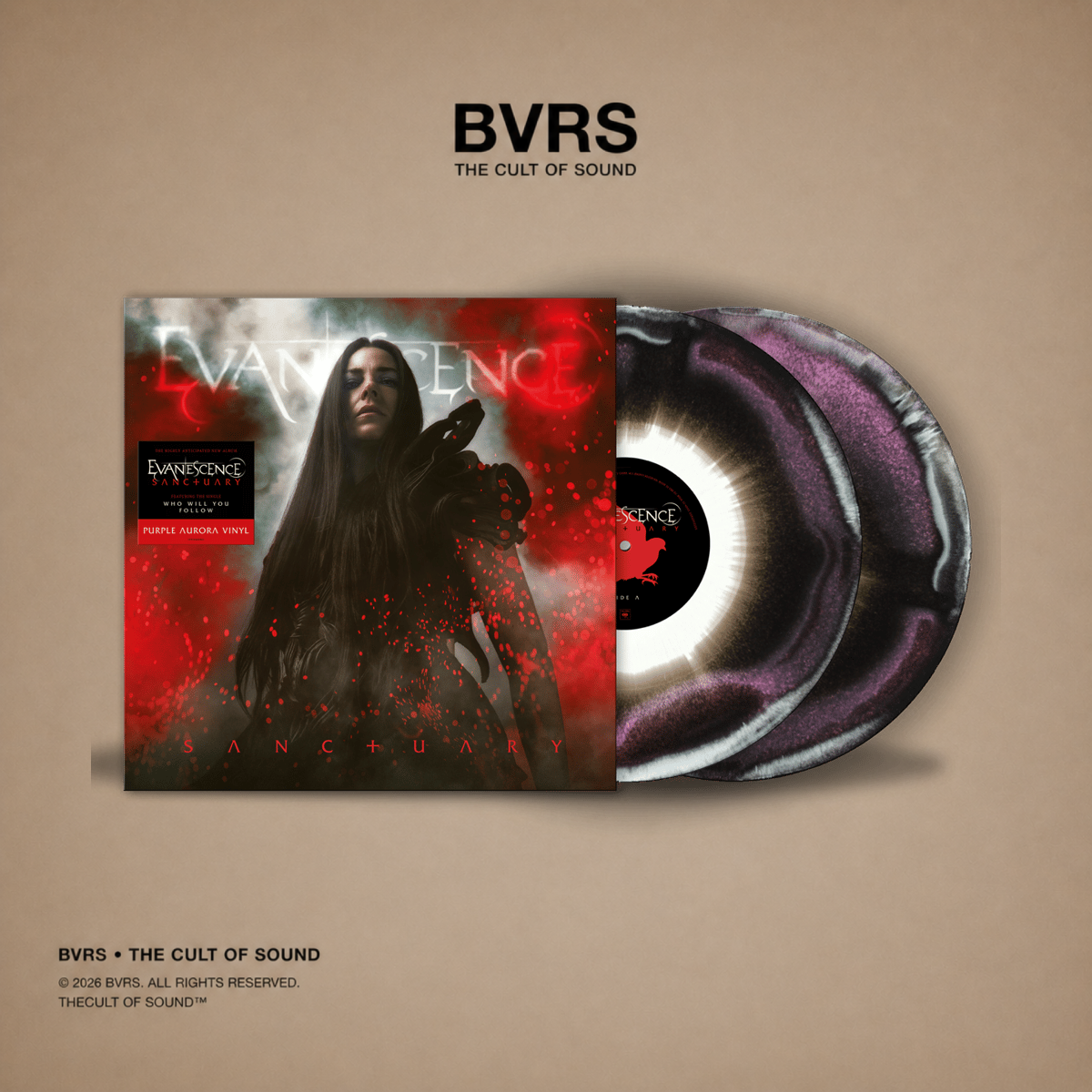 Evanescence – Sanctuary (Limited Edition Revelation Purple Aurora 2LP) UK