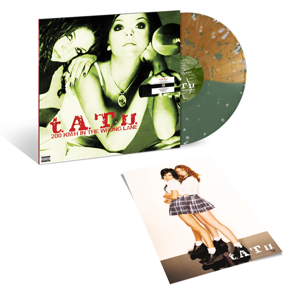 T.A.T.U. - 200 Km/H In The Wrong Lane [Green/Gold Nugget Split Splatter LP] - Black Vinyl Records Spain