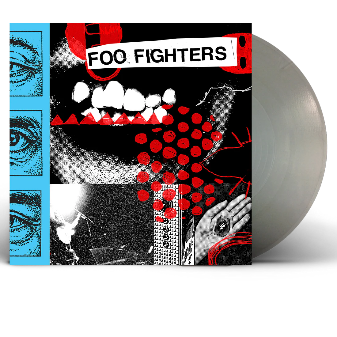 Foo Fighters - Your Favorite Toy Metallic Silver LP USA - Black Vinyl Records Spain