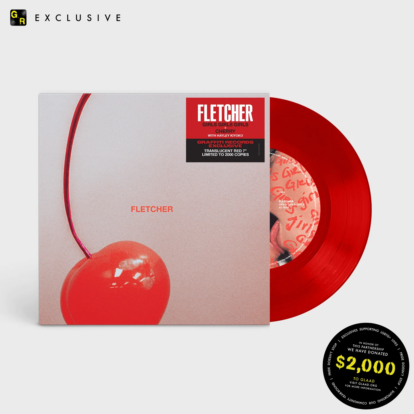 FLETCHER - girls girls girls / Cherry 7" USA