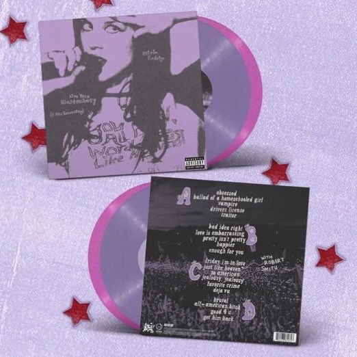 OLIVIA RODRIGO - GUTS live from Glastonbury (a BBC recording) 2LP COLOR import
