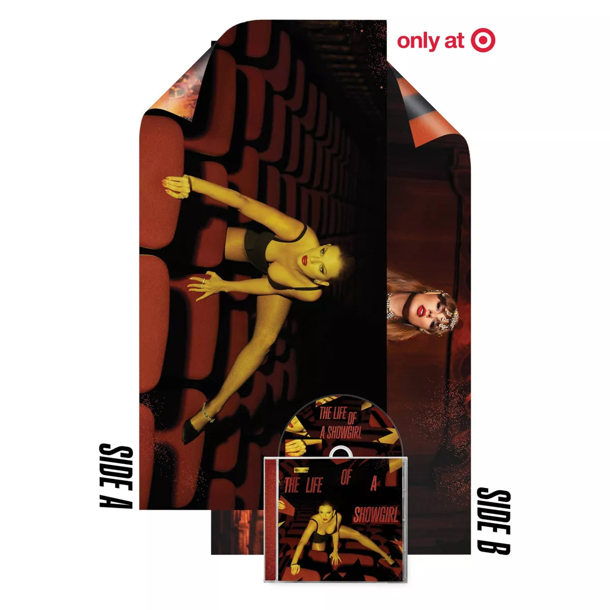 Taylor Swift - The Life of a Showgirl: It’s Frightening Album Edition CD With Poster (Target Exclusive)