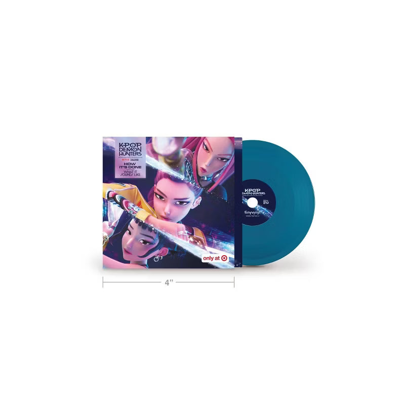 KPop Demon Hunters Tiny Vinyl Edition - How Its Done/What It Sounds Like(Target Exclusive, vinyl 4 inch) USA