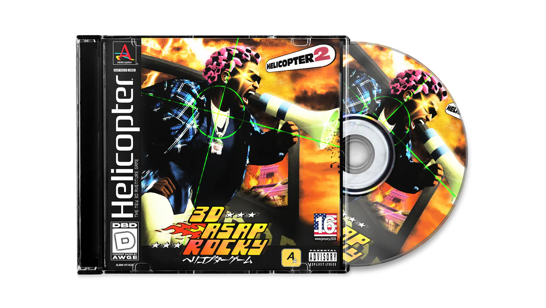 A$AP ROCKY - HELICOPTER SINGLE CD USA