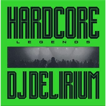 Dj Delirium - Hardcore Legends LP VERDE TRANSPARENTE