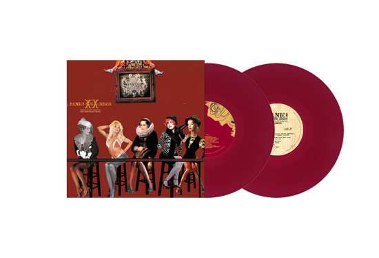 Panic! At The Disco A Fever You Can't Sweat Out (20th Anniversary) 2LP 20th Anniversary Deluxe Translucent Ruby Vinyl edition - Black Vinyl Records Spain
