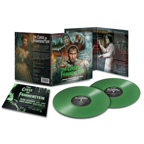 The Curse Of Frankenstein Vinilo Verde 2x7